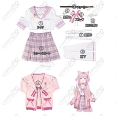 ホロライブ 博衣こより コスプレ衣装 白衣×制服風の研究者スタイル - 5枚目の画像（サムネイル）