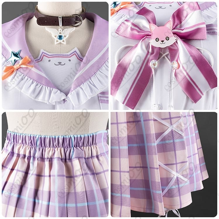 ホロライブ 博衣こより コスプレ衣装 白衣×制服風の研究者スタイル - 4枚目の画像