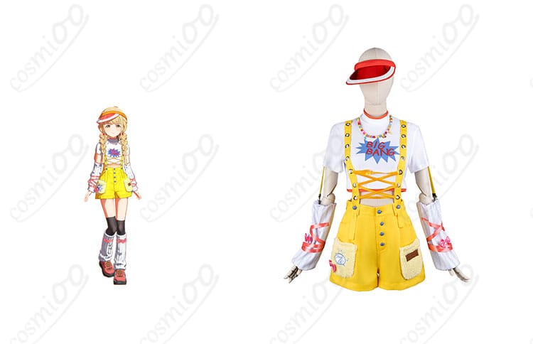 学園アイドルマスター 藤田ことね コスプレ衣装とキャラクターの比較画像｜Yellow Big Bangの再現度をご確認ください