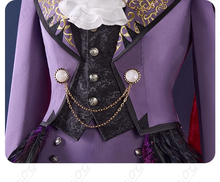 IdentityV フレデリック・クレイバーグ コスプレ衣装 衣装の門襟装飾 高級感のあるデザイン