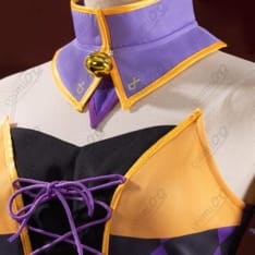 リゼロ『レム』ハロウィン2024 コスプレ｜黒×オレンジのメイド風・S〜XXL - 4枚目の画像（サムネイル）