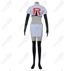 ポケモン『ムサシ』ロケット団白制服コスプレ衣装｜高再現・高品質・フルセット - 1枚目の画像（サムネイル）