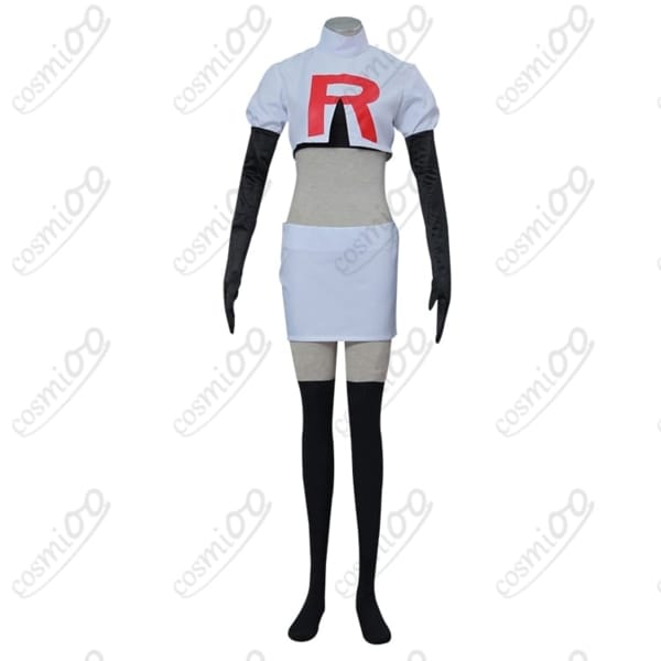 ポケモン『ムサシ』ロケット団白制服コスプレ衣装｜高再現・高品質・フルセット