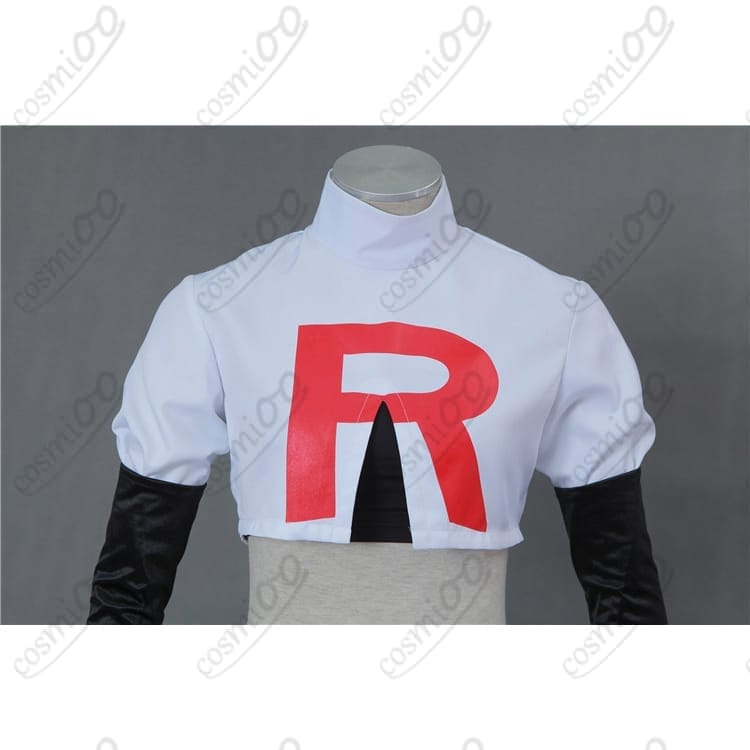 ポケモン『ムサシ』ロケット団白制服コスプレ衣装｜高再現・高品質・フルセット - 5枚目の画像