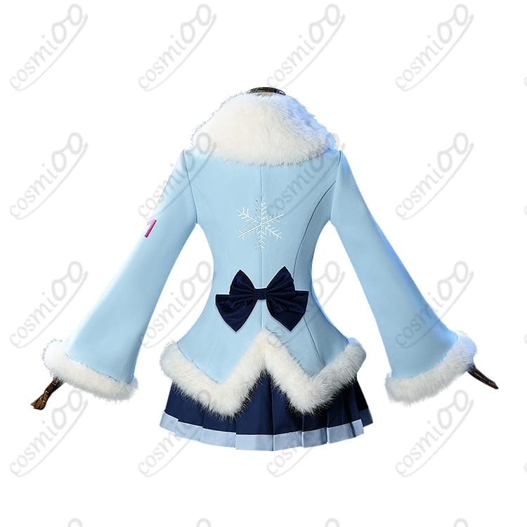 初音ミク「雪ミク 2012」コスプレ衣装 ふわふわコート 高再現・冬の透明感 - 4枚目の画像