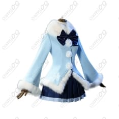 初音ミク「雪ミク 2012」コスプレ衣装 ふわふわコート 高再現・冬の透明感 - 2枚目の画像（サムネイル）
