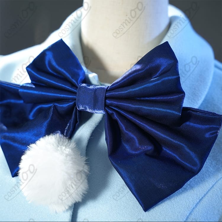 初音ミク「雪ミク 2012」コスプレ衣装 ふわふわコート 高再現・冬の透明感 - 5枚目の画像