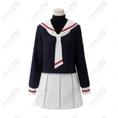 カードキャプターさくら桜＆知世友枝小学校冬セーラー制服高再現・フルセット - 1枚目の画像（サムネイル）