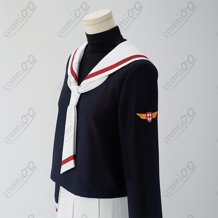 カードキャプターさくら桜＆知世友枝小学校冬セーラー制服高再現・フルセット - 3枚目の画像