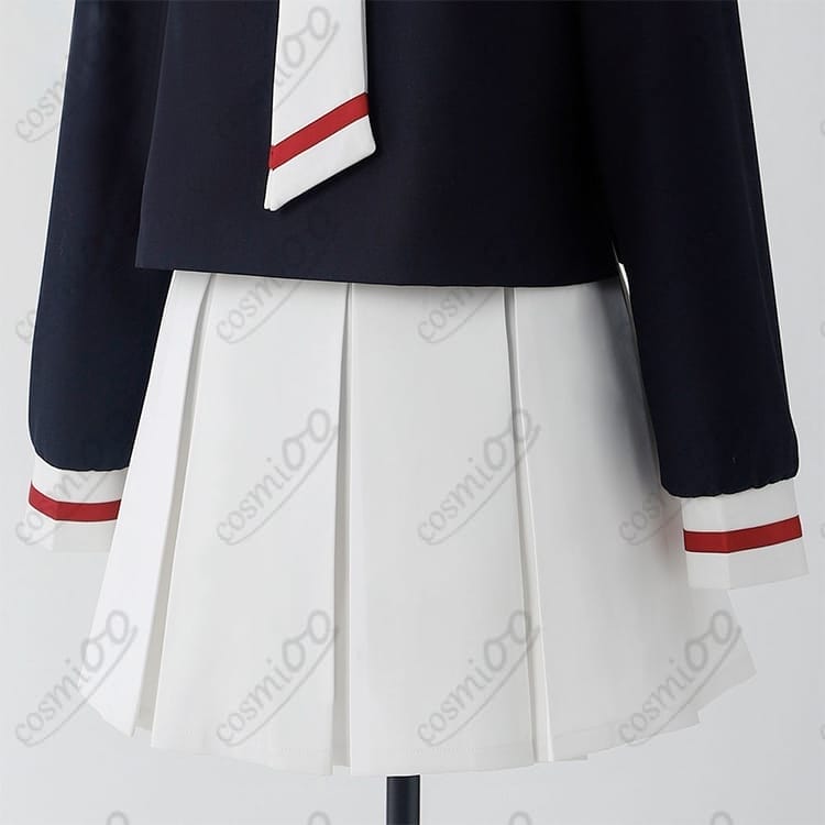 カードキャプターさくら桜＆知世友枝小学校冬セーラー制服高再現・フルセット - 4枚目の画像