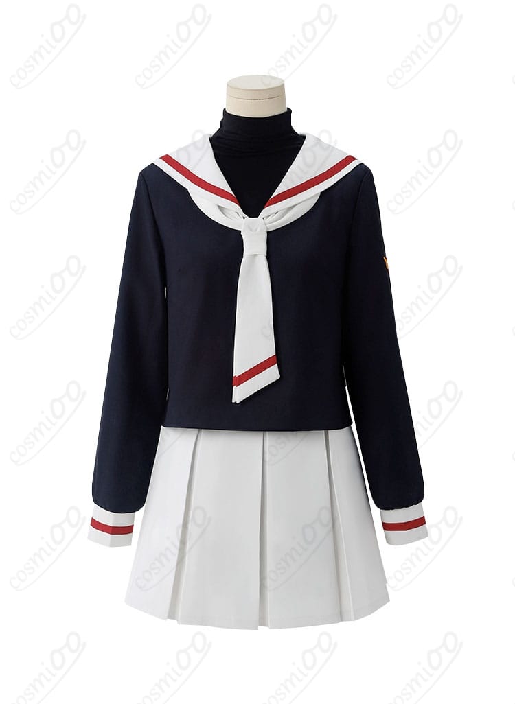カードキャプターさくら 制服 コスプレ衣装 商品正面フルショット―忠実再現を確認