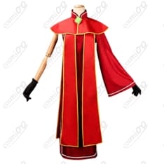 ナルト疾風伝 黒ツチ コスプレ衣装 赤チャイナ×片袖の高再現フルセット