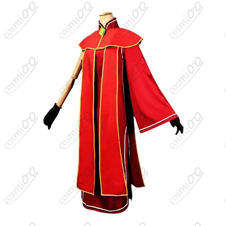 ナルト疾風伝 黒ツチ コスプレ衣装 赤チャイナ×片袖の高再現フルセット - 2枚目の画像