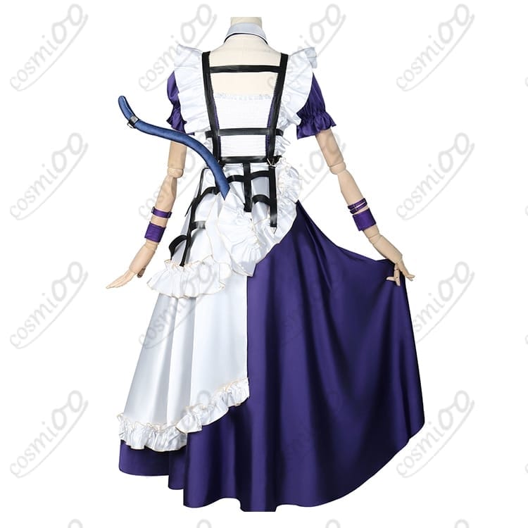 狂蘭メロコ メイド服コスプレ 高再現・ダークゴシック・フルセット - 3枚目の画像