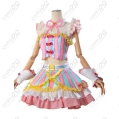 プリパラ真中らぁらコスプレ衣装トゥインクルリボン初期サイリウム高再現フルセット - 2枚目の画像（サムネイル）