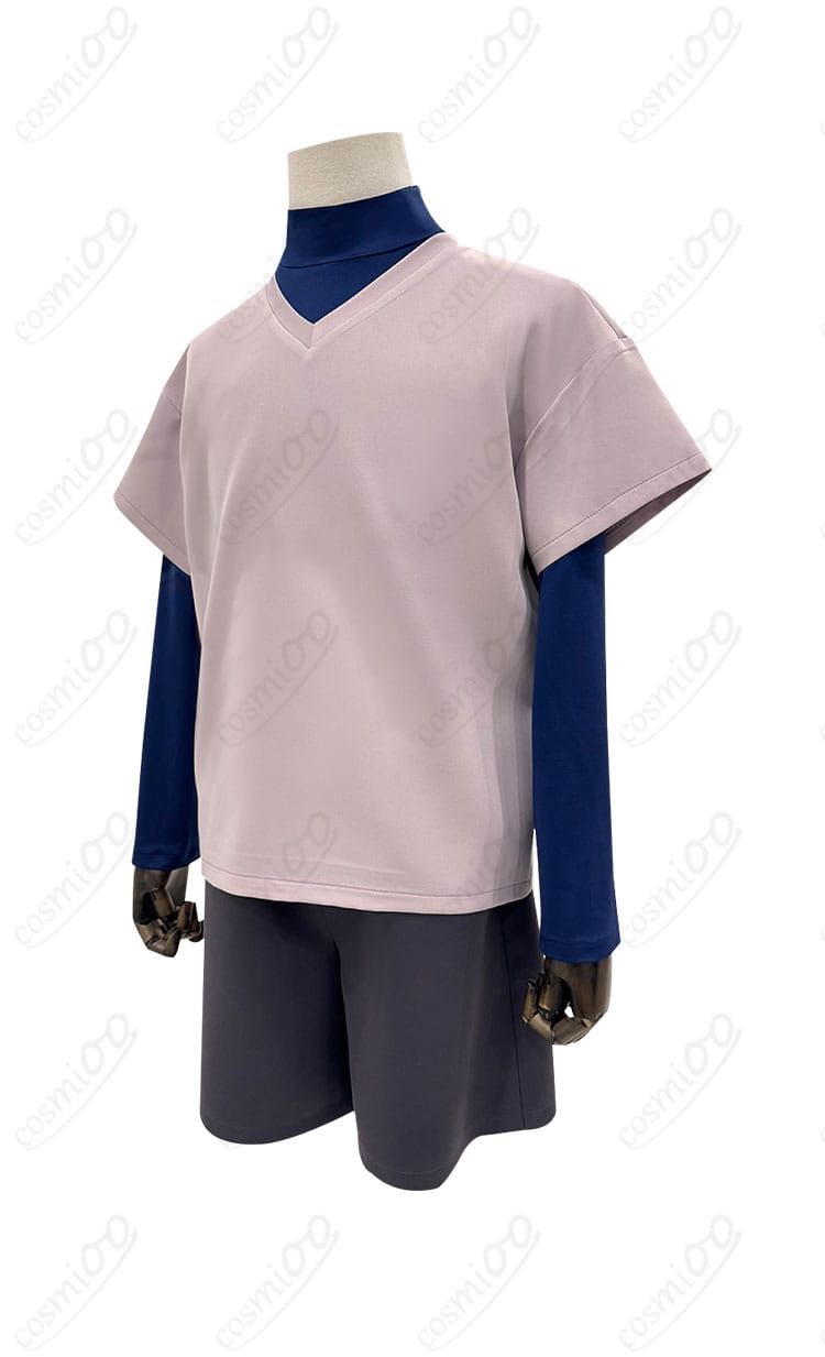 キルア＝ゾルディック コスプレ衣装の側面画像。細部までこだわった美しい仕上がりで、どの角度から見ても完璧。