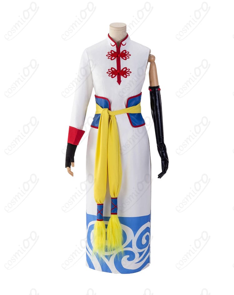 商品正面のコスプレ衣装写真。銀魂劇場版の神楽コスプレ衣装、細部まで忠実に再現されたデザイン。