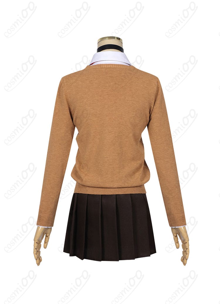 ダンダダン 綾瀬桃 制服 コスプレ衣装の背面画像。後ろのディテールとデザインをチェック！