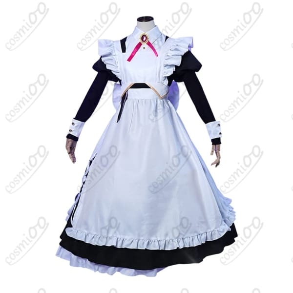 にじさんじ セレン・龍月 メイド服コスプレ 高再現・紫ドラゴンの魅力を纏う