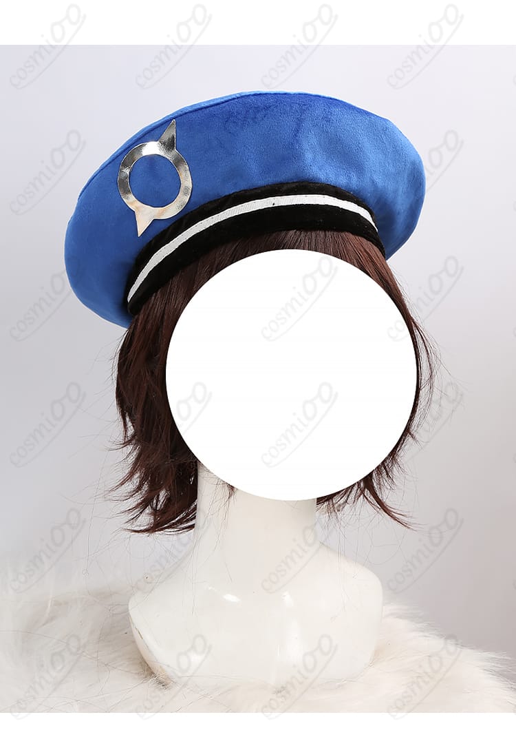 原神 放浪者（スカラマシュ） コスプレ衣装 帽子の装飾細部。細かい刺繍とデザインがリアルに再現。