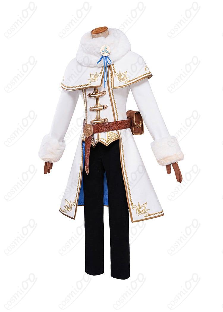 ゼルダ姫のコスプレ衣装側面画像 – 製品の全体的なバランスとディテールをお見逃しなく。
