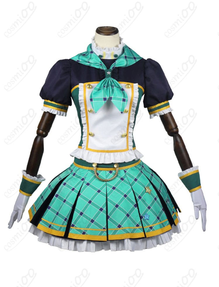 藤堂ユリカ コスプレ衣装 正面図。アイカツオンパレード！の特徴的なデザインを再現。