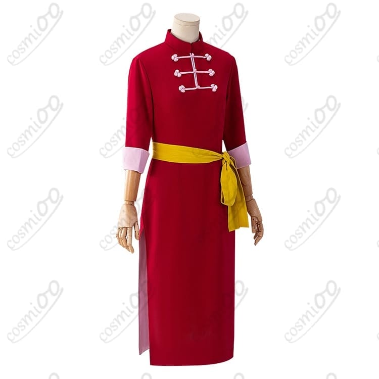 銀魂『神楽』烙陽決戦篇コスプレ衣装｜高再現・動きやすいチャイナトップ&帯セット - 2枚目の画像