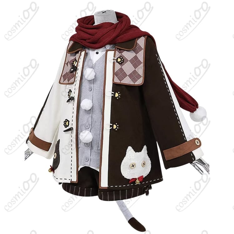 プロセカ男性共通『Warming Cat』冬服 高再現コスプレ もこもこで暖か - 2枚目の画像