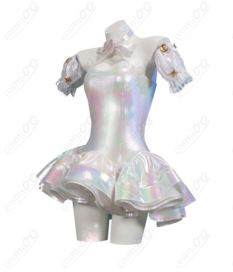 超絶最かわてんしちゃん コスプレ衣装の側面画像。衣装のシルエットと美しいラインを確認できます。