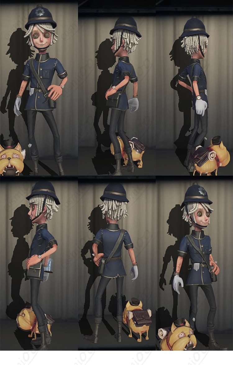 ポストマン（ビクター・グランツ）警官コスプレ衣装のキャラクター画像。IdentityVのゲームキャラクターを忠実に再現したコスプレ衣装。コスプレ愛好者必見！
