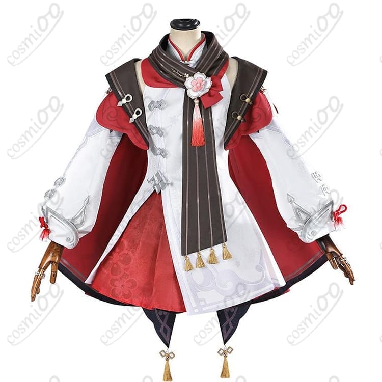原神『胡桃/フータオ』コスプレ衣装 残雪に咲く紅風 高再現・非公式/ファンメイド - 1枚目の画像