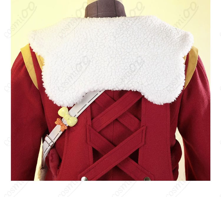 「原神 香菱（シャンリン）」コスプレ衣装の背面ディテール。美しい仕上がりと品質の高さが感じられる。