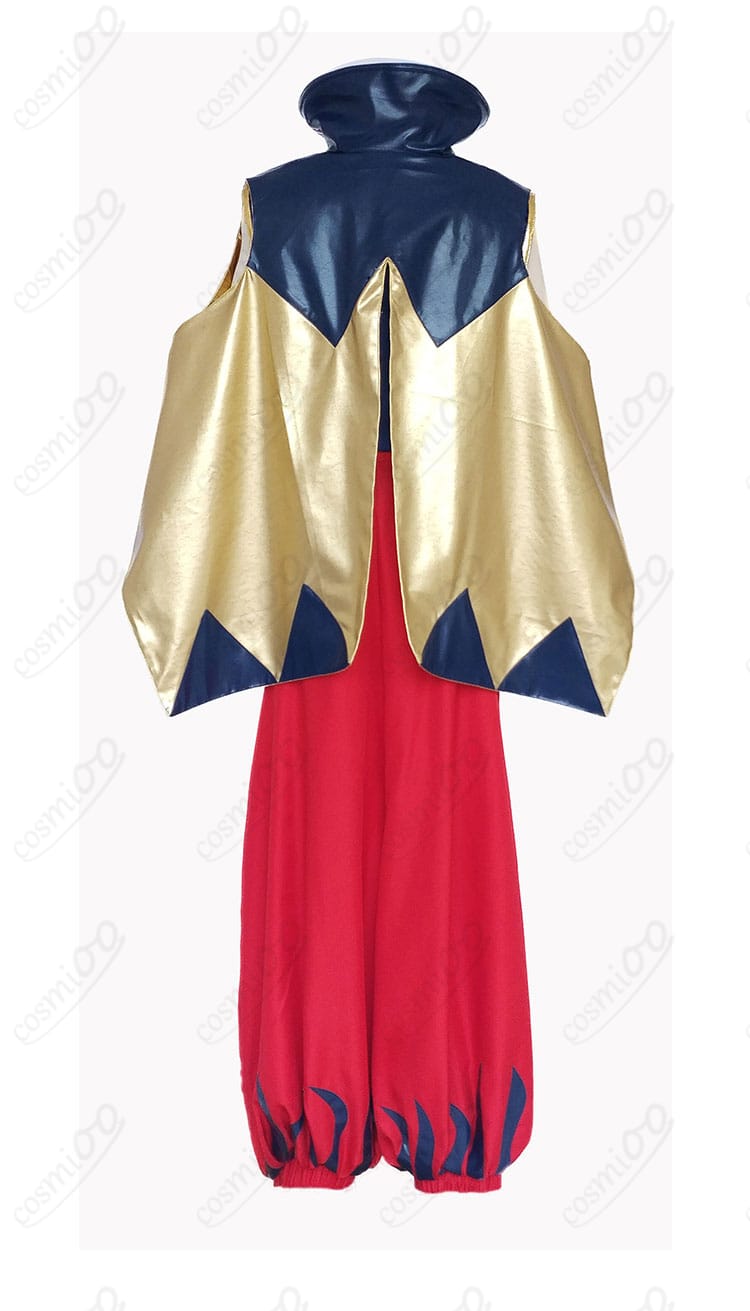 Fate/Grand Order ギルガメッシュ キャスター コスプレ衣装 背面の詳細画像。背中のデザインと美しい刺繍が特徴。
