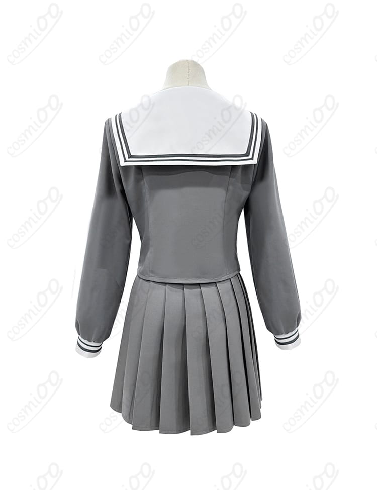 プロジェクトセカイ 宮益坂女子学園 セーラー服 コスプレ衣装 背面詳細、忠実再現で完璧
