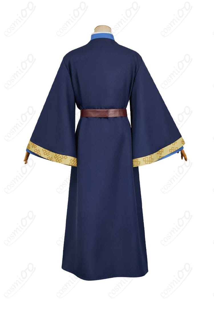 薬屋のひとりごと 壬氏（ジンシ） 園遊会衣装 コスプレ衣装の背面。服のディテールと作りの精緻さが強調されている。