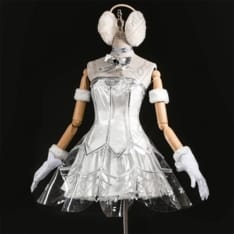 初音ミク シンフォニー2025 コスプレ衣装｜ワンピース・ベール・イヤーマフ付 - 2枚目の画像（サムネイル）
