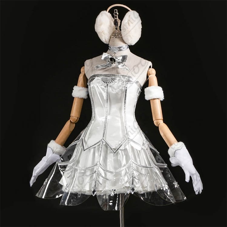 初音ミク シンフォニー2025 コスプレ衣装｜ワンピース・ベール・イヤーマフ付 - 2枚目の画像