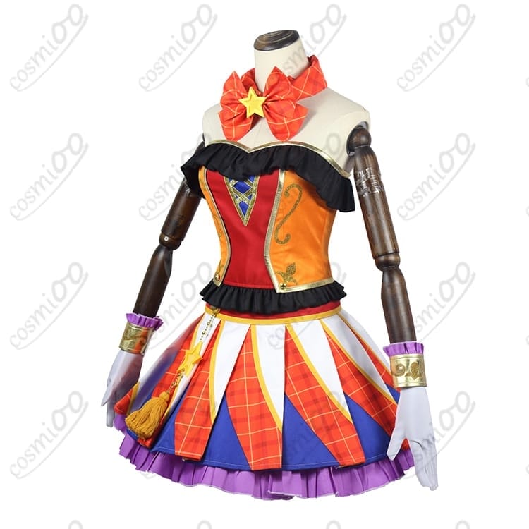 アイカツ！ 紅林珠璃 コスプレ衣装 高品質・情熱的ステージ再現フルセット - 2枚目の画像