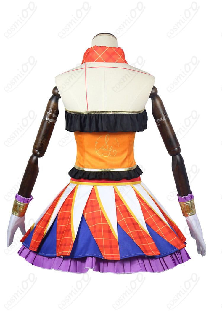商品背面のコスプレ衣装｜アイカツ！紅林珠璃｜衣装後ろのデザイン詳細