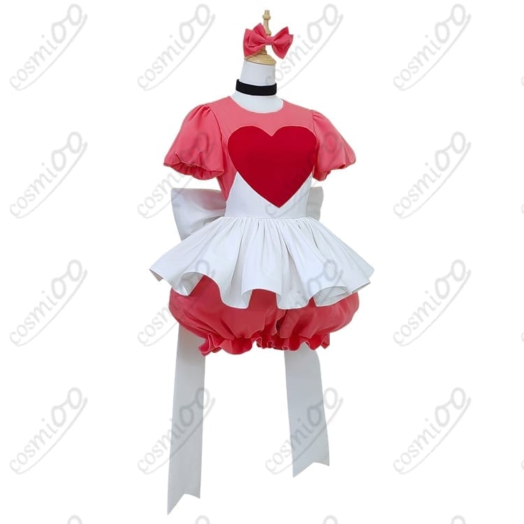 カードキャプターさくら 木之本桜 コスプレ衣装 高品質ドレス 忠実再現 - 2枚目の画像