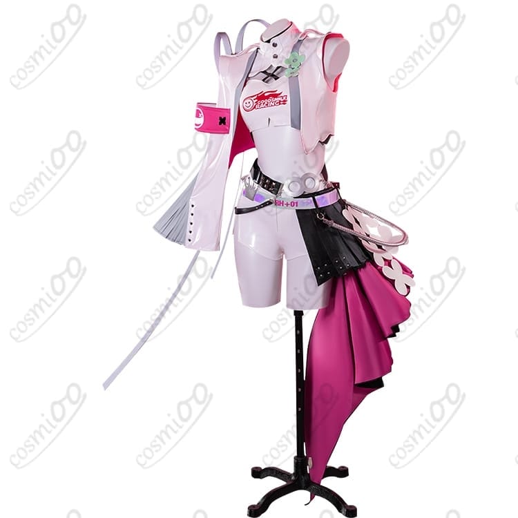 初音ミク レーシングミク2025 コスプレ衣装 高再現・スポーティーで動きやすい - 2枚目の画像