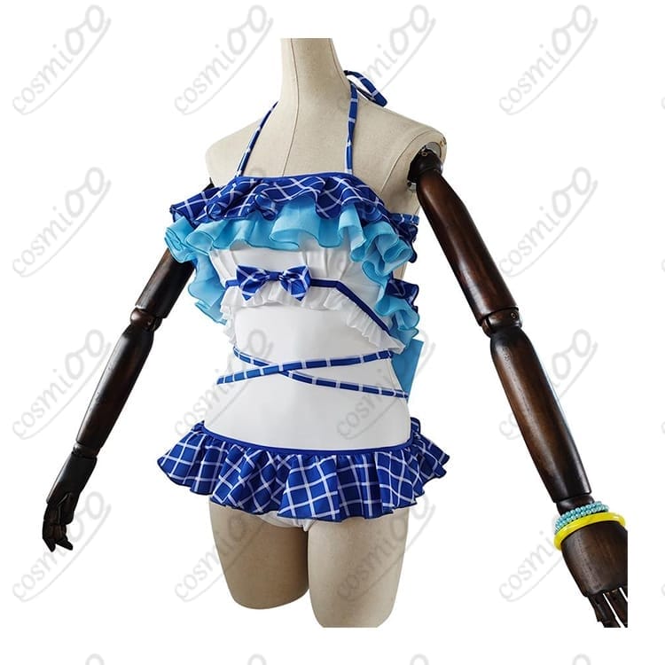 ラブライブ！園田海未 水着コスプレ衣装｜清楚で凛とした高再現・安心仕様 - 2枚目の画像