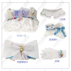ラブライブ！小泉花陽ロイヤルプリンセス編コスプレ高品質フルセット・上品で可憐 - 4枚目の画像（サムネイル）