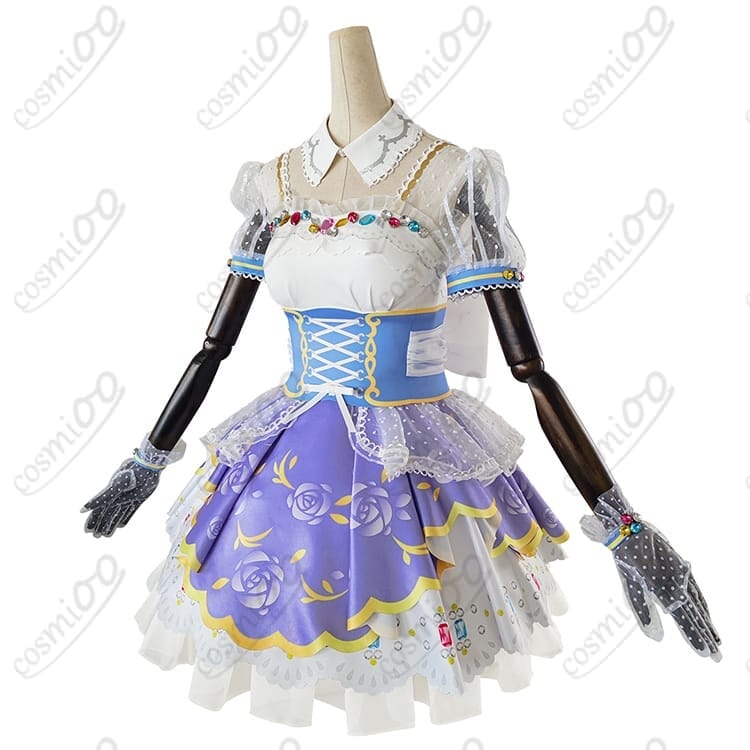 ラブライブ！小泉花陽ロイヤルプリンセス編コスプレ高品質フルセット・上品で可憐 - 2枚目の画像