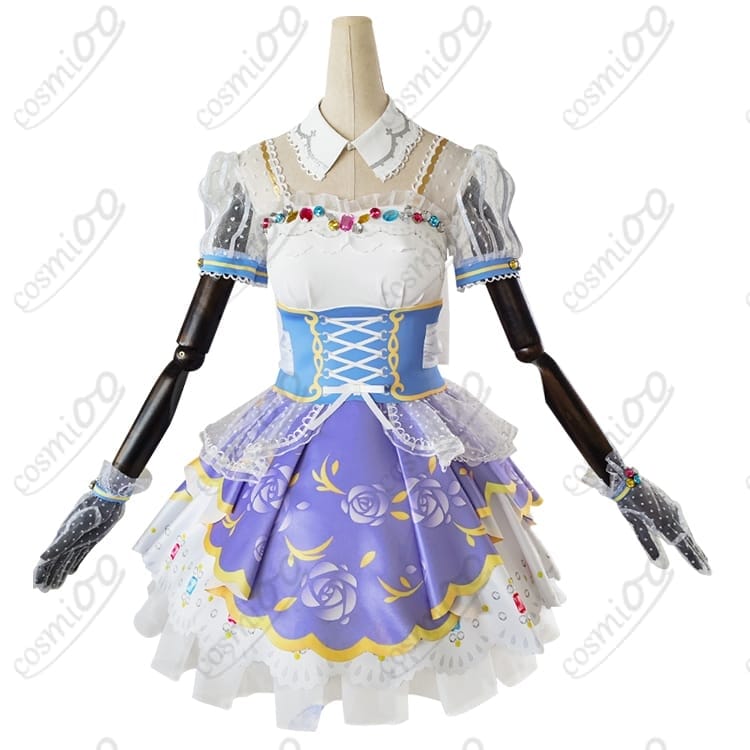 ラブライブ！小泉花陽ロイヤルプリンセス編コスプレ高品質フルセット・上品で可憐 - 1枚目の画像