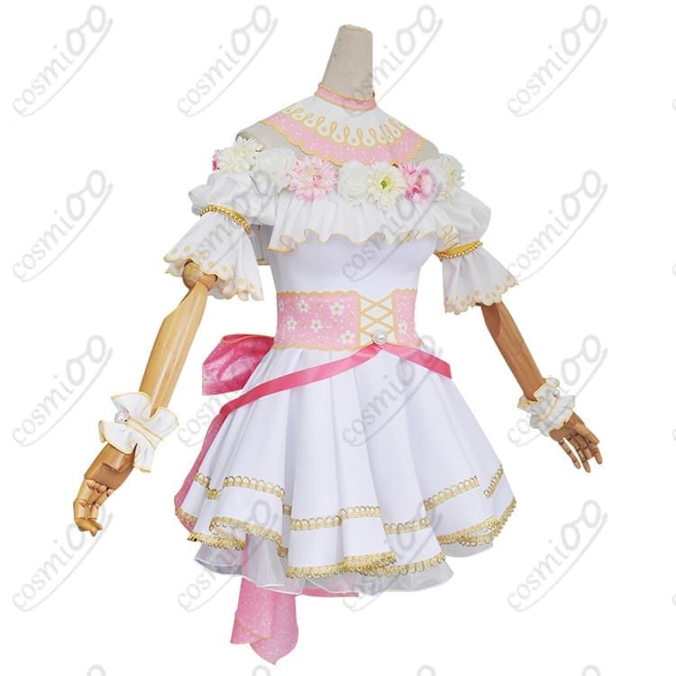西木野真姫『フラワーフェスティバル編』コスプレ衣装 高再現・花冠付きフルセット - 2枚目の画像