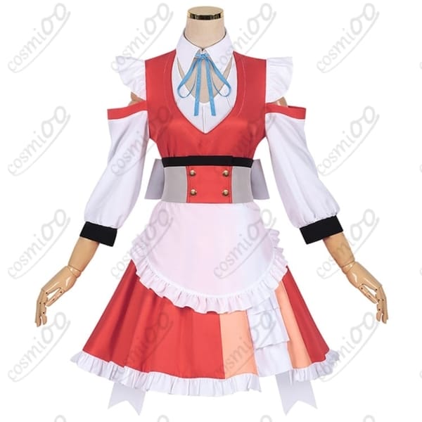 いずれ最強の錬金術師？マリア清楚メイド風ワンピース＋エプロン高再現