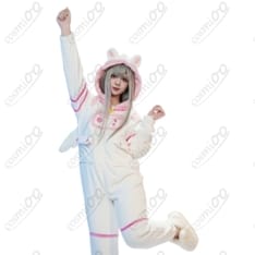 恋と深空 主人公コスプレ 宇宙冒険家/宇宙夢想家｜ジャンプスーツ・翼・尻尾セット - 2枚目の画像（サムネイル）