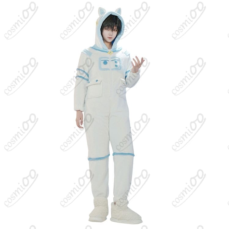 恋と深空 主人公コスプレ 宇宙冒険家/宇宙夢想家｜ジャンプスーツ・翼・尻尾セット - 5枚目の画像