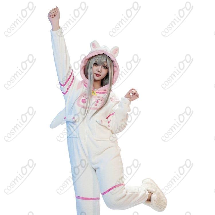 恋と深空 主人公コスプレ 宇宙冒険家/宇宙夢想家｜ジャンプスーツ・翼・尻尾セット - 2枚目の画像